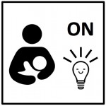 Icon Nachtlicht zum Stillen für Babys