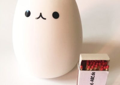 NAVARIS LED Silikon Nachtlicht "Smile Cat" in Form einer stilisierten Katze